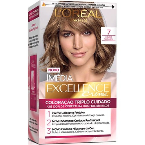 Tintura para Cabelo L'oréal Imédia Excellence Louro Natural 7