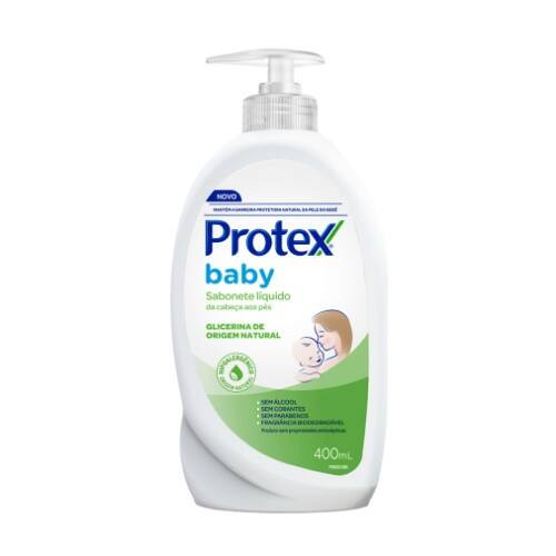 Sabonete Líquido da Cabeça Aos Pés Protex Baby 400ml