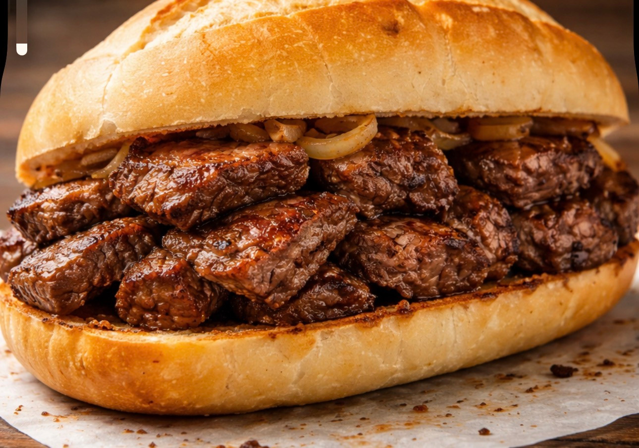 PÃO COM CARNE BOI