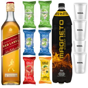 COMBO WHISKY RED LABEL + ENERG. MAGNETO