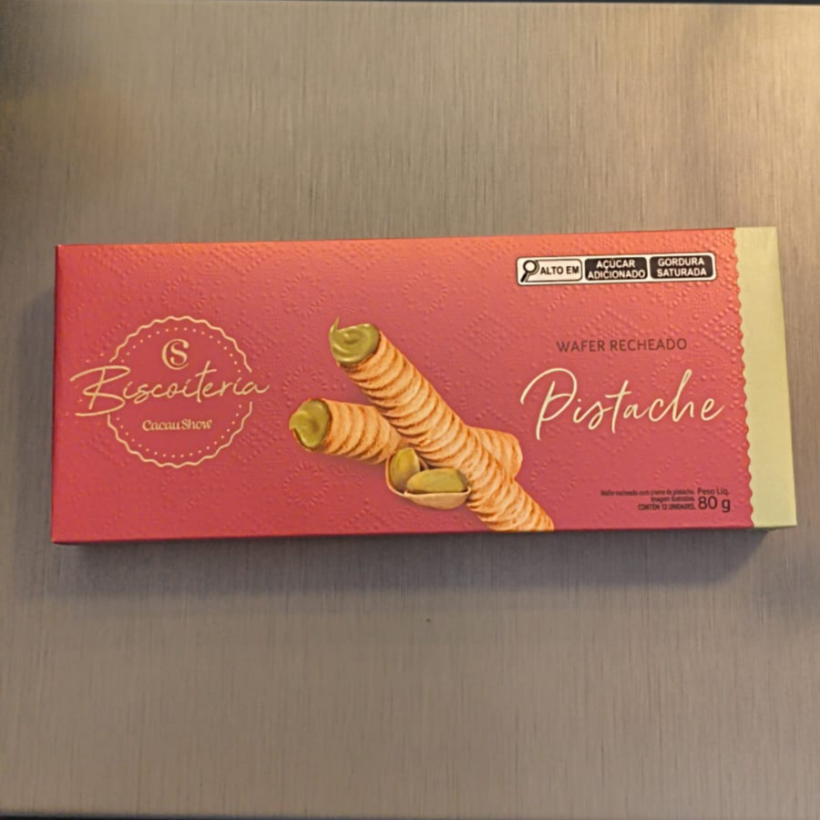 WAFER RECHEADO PISTACHE