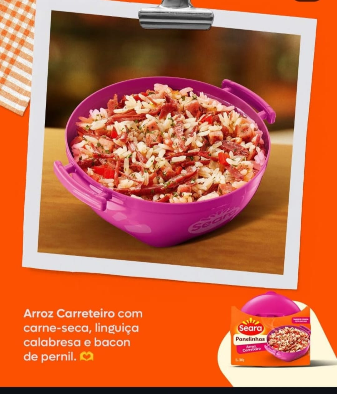 6016 Arroz carreteiro seara 300g