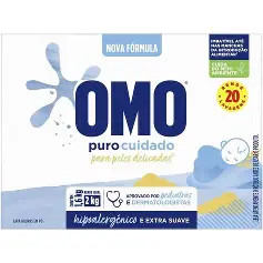 Lava Roupas em Po Puro Cuidado Hipoalerg. (Omo) 1,6kg