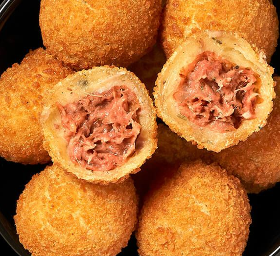 Bolinho de carne do Sol