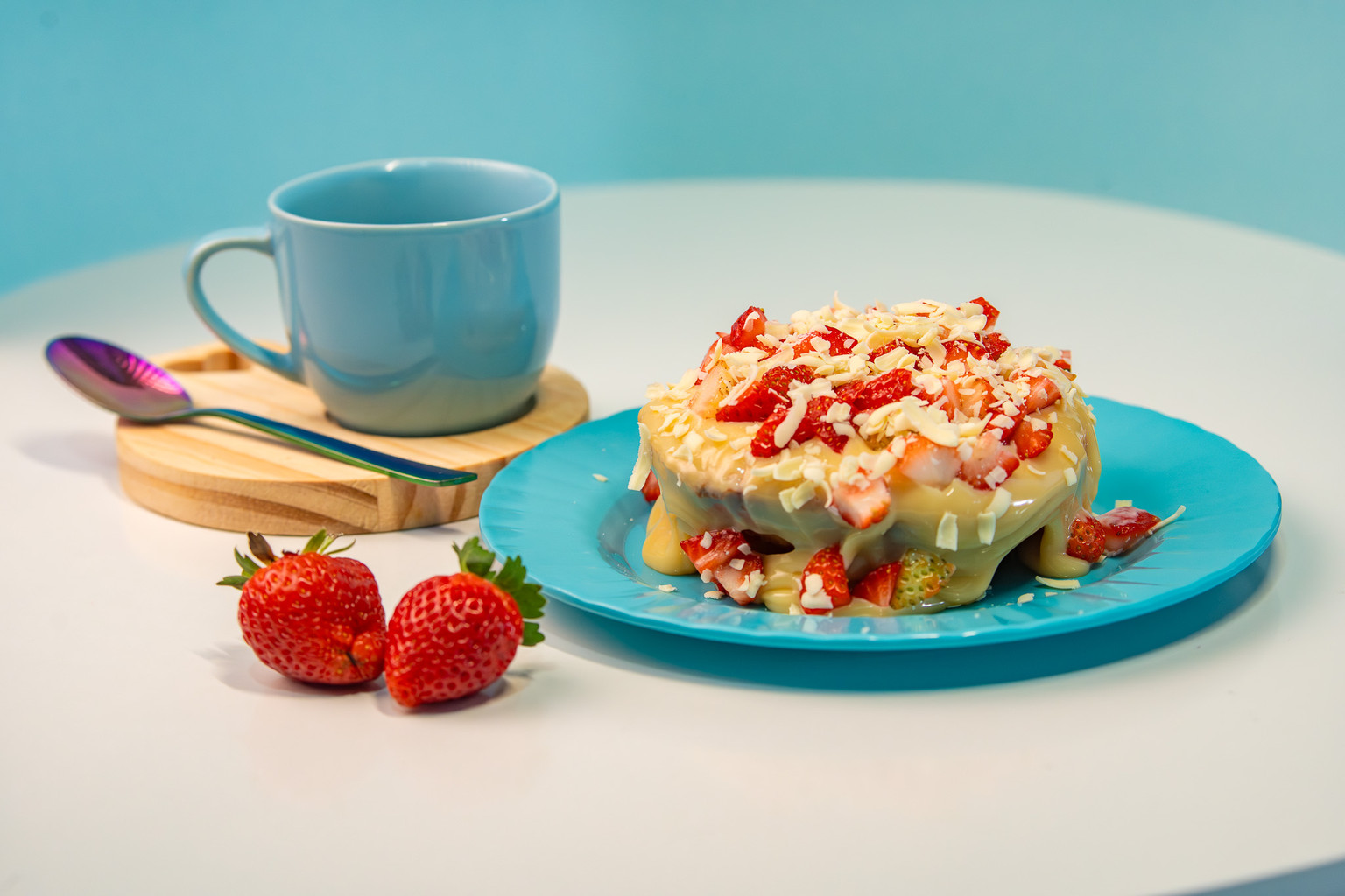 BRIGADEIRO BRANCO COM MORANGO 