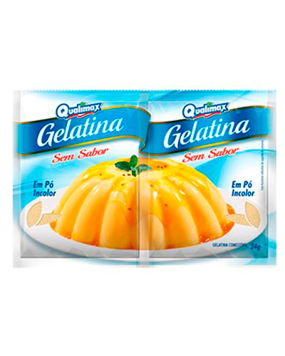 GELATINA S/ SABOR QUALIMAX 24G