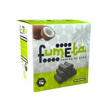 CAIXA DE CARVÃO FUMETA 1KG 