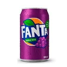 REFRIGERANTE - FANTA UVA LATA