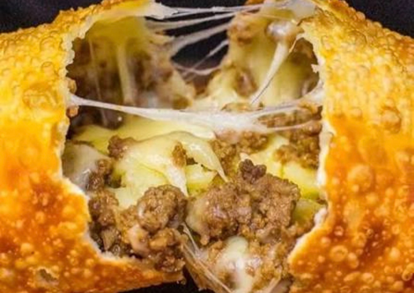 PASTEL CARNE COM MUSSARELA