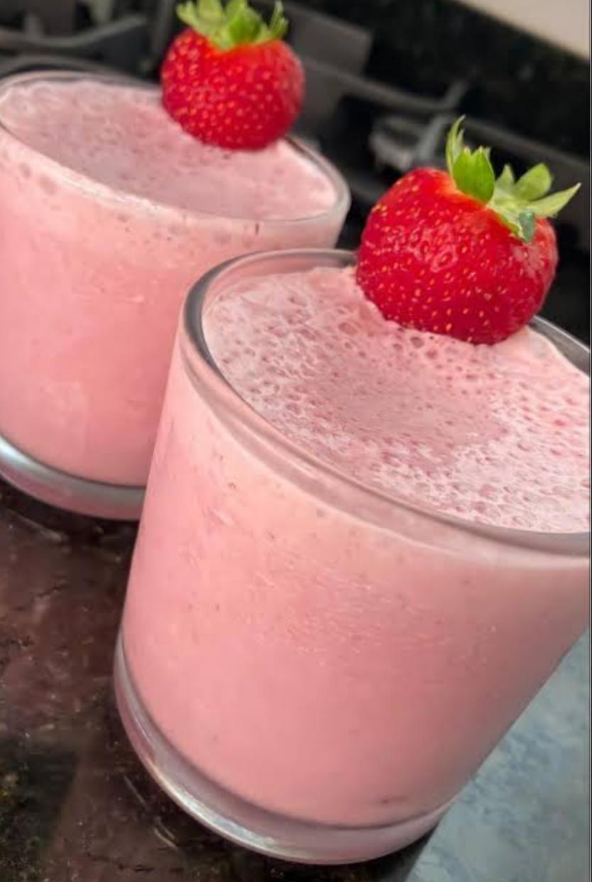 SUCO MORANGO AO LEITE 500ML