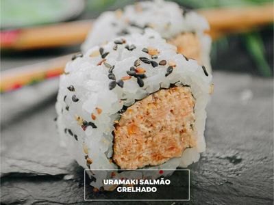 Uramaki Salmão Grelhado