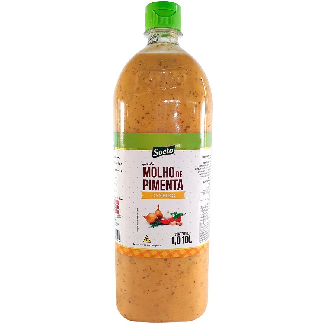 Molho de pimenta caseiro 1L
