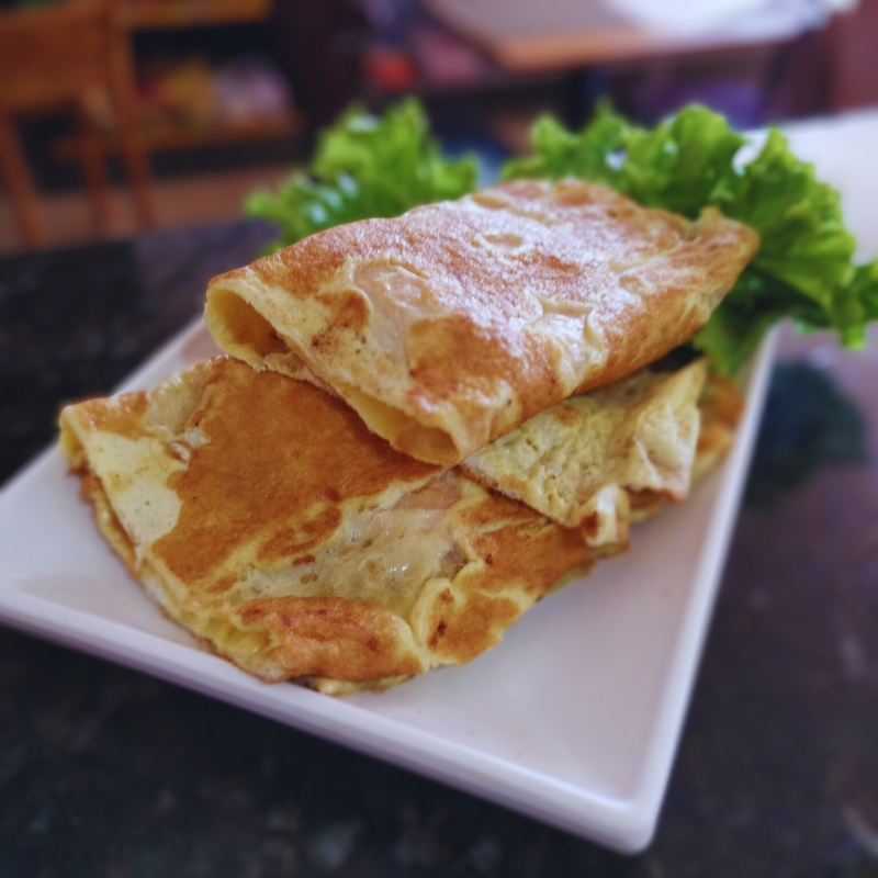 OMELETE TRADICIONAL DE QUEIJO