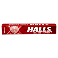 BALA HALLS MORANGO 28G 