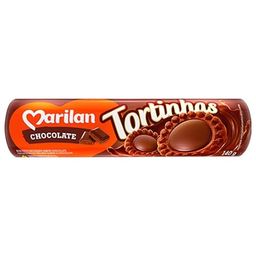 Biscoito Tortinha Sabor Chocolate Marilan 140g