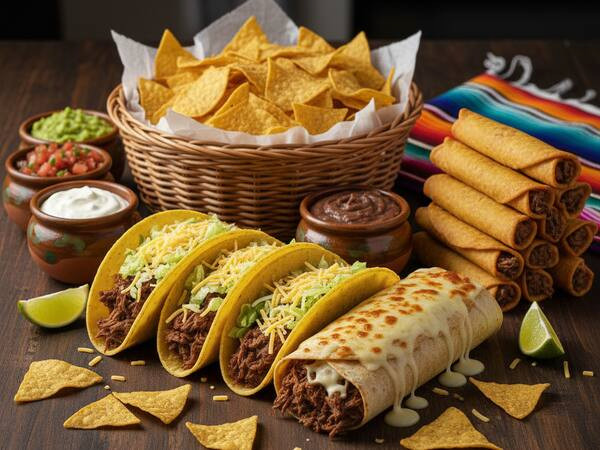 Combo Família - Tacos + Burritos + Taquitos + Totopes + Molhos
