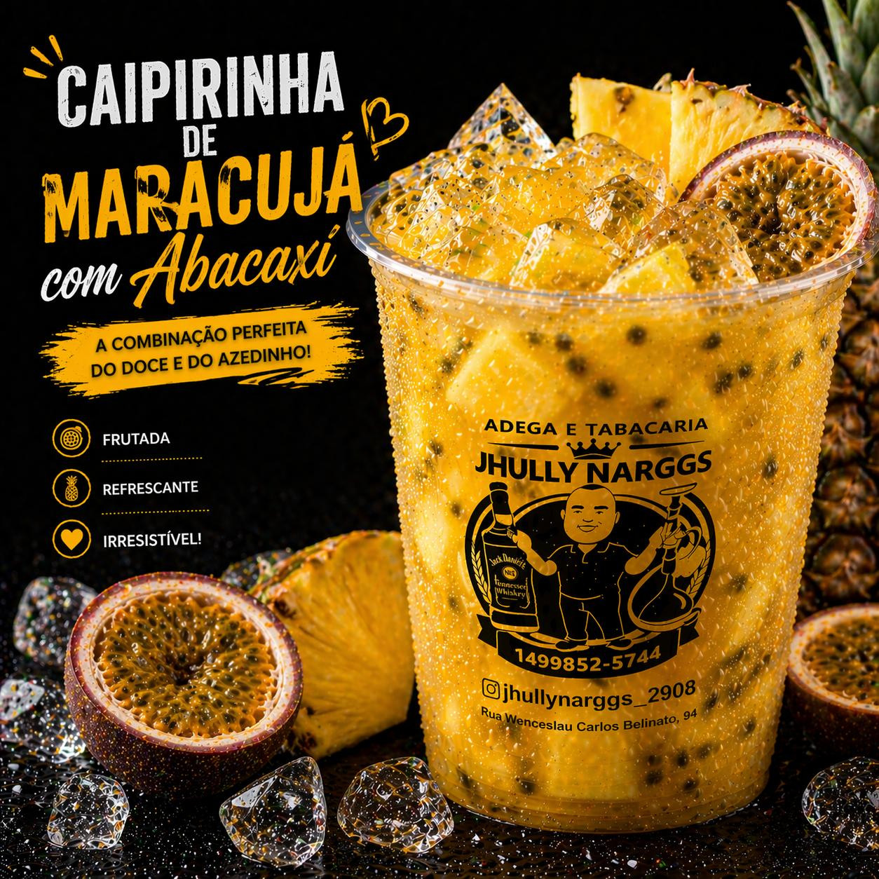CAIPIRINHA MARACUJA/ABACAXI 700ML