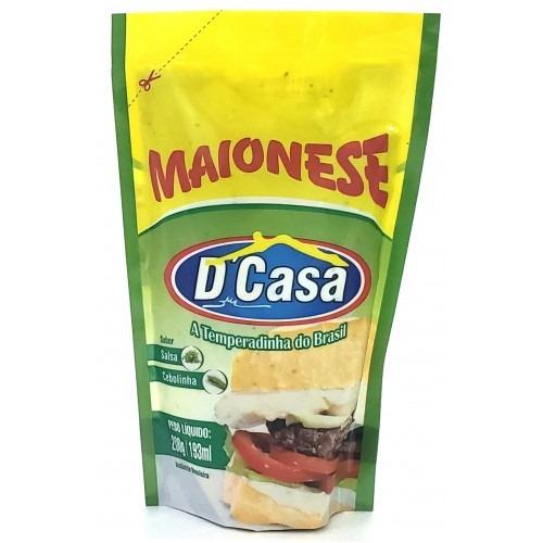 MAIONESE D´CASA SALSA CEBOLINHA 200G