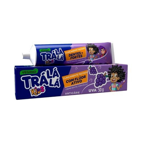 Creme Dental Trá Lá Lá Kids - Uva 50g
