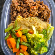 CARNE MOÍDA C/ LEGUMES LOWCARB 220 GRAMAS Congelado.