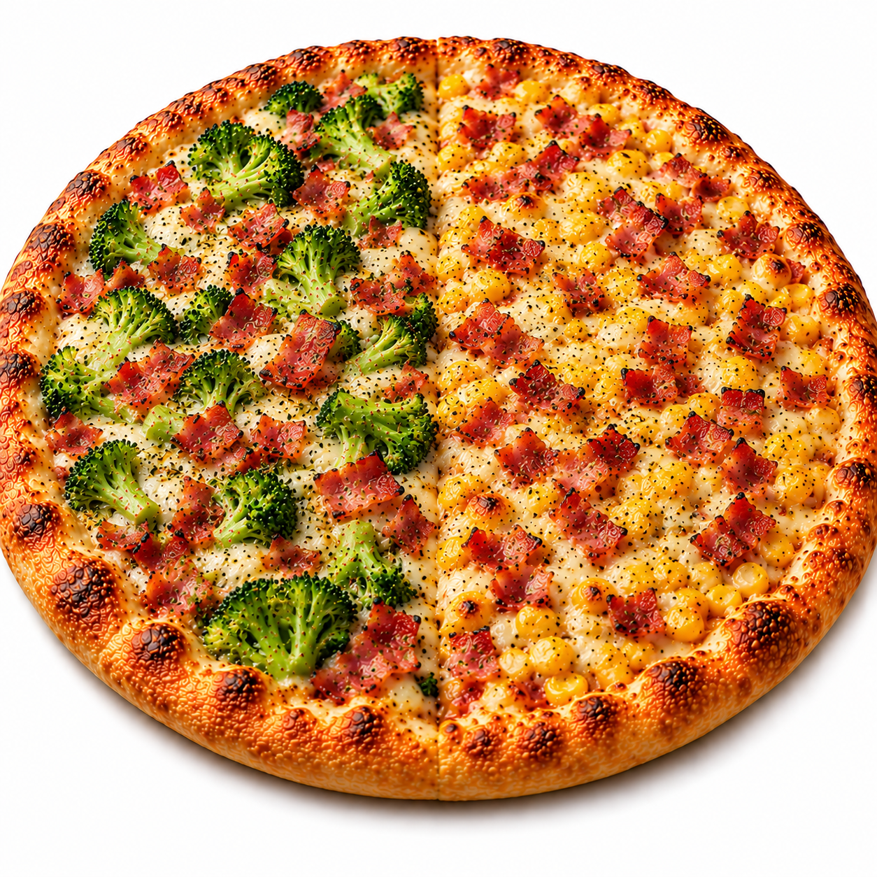 BROCOLIS COM BACON E MILHO BACON