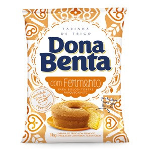 FARINHA DE TRIGO DONA BENTA C/ FERMENTO 1KG