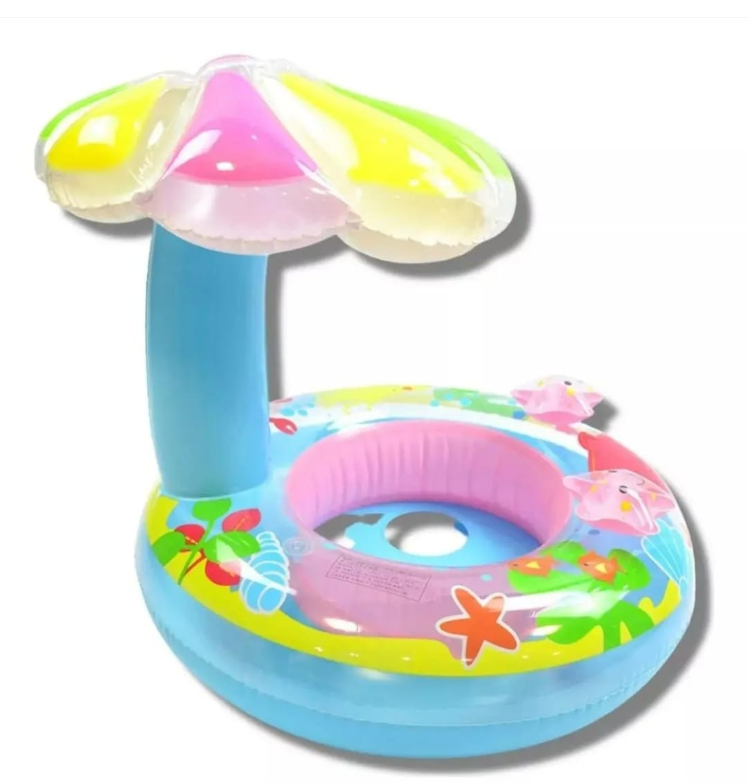 BOIA FRALDA AZUL COGUMELO C/ COBERTURA 65CM BRINQUEDO