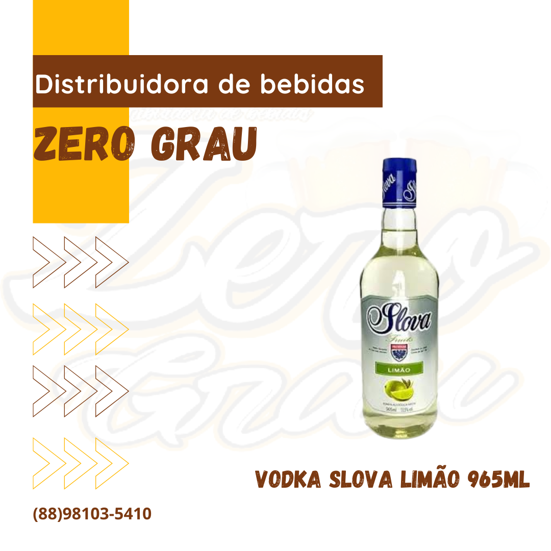 VODKA SLOVA FRUTAS LIMAO 970ML