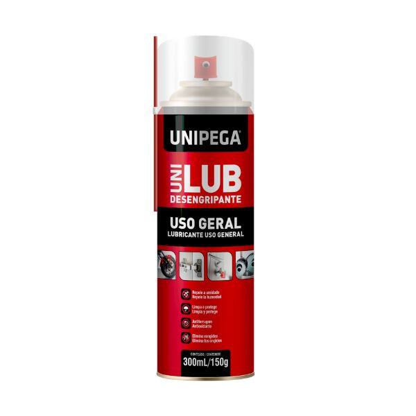 Desengripante Lubrificante 300ml 150g Unipega