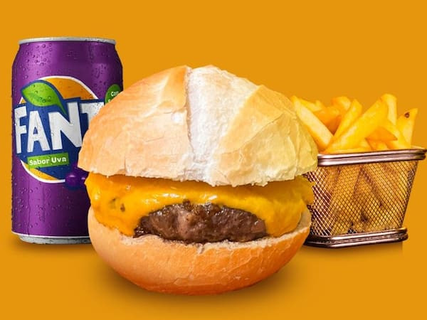 Cheeseburguer + Refri 350ml + Batata