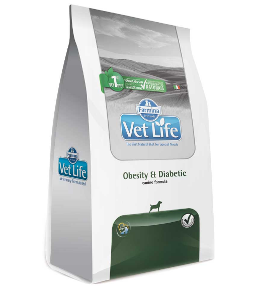 Vetlife Obesity e Diabetic Canine 2kg