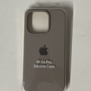 CAPA CINZA IPHONE 14 PRO SILICONE CASE