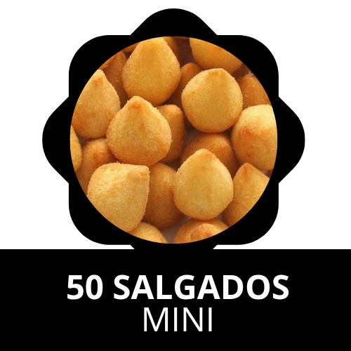 50 SALGADOS MINI