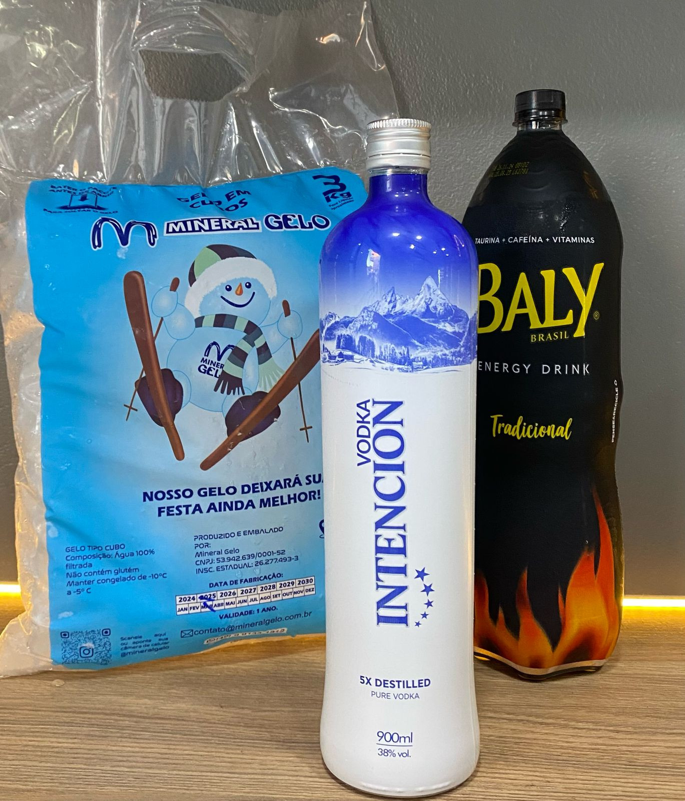 Intencion + Baly 2L + Gelo 3kg