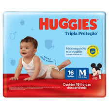 FRALDA HUGGIES JUMBINHO M C/16 UN