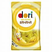 BALA GELATINA BANANA DORI 60GR