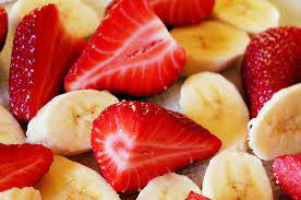 Adc banana e morango