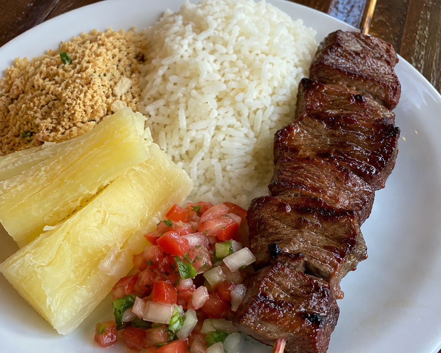 Espeto de Carne completo.