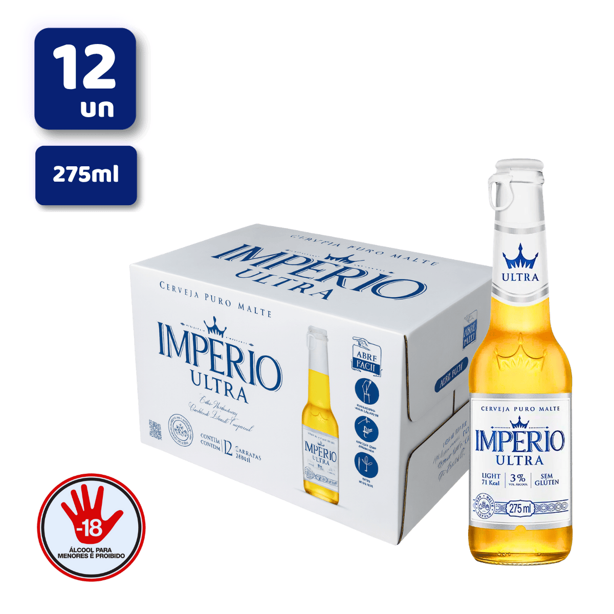 IMPERIO ULTRA 12X275ML LONG NECK