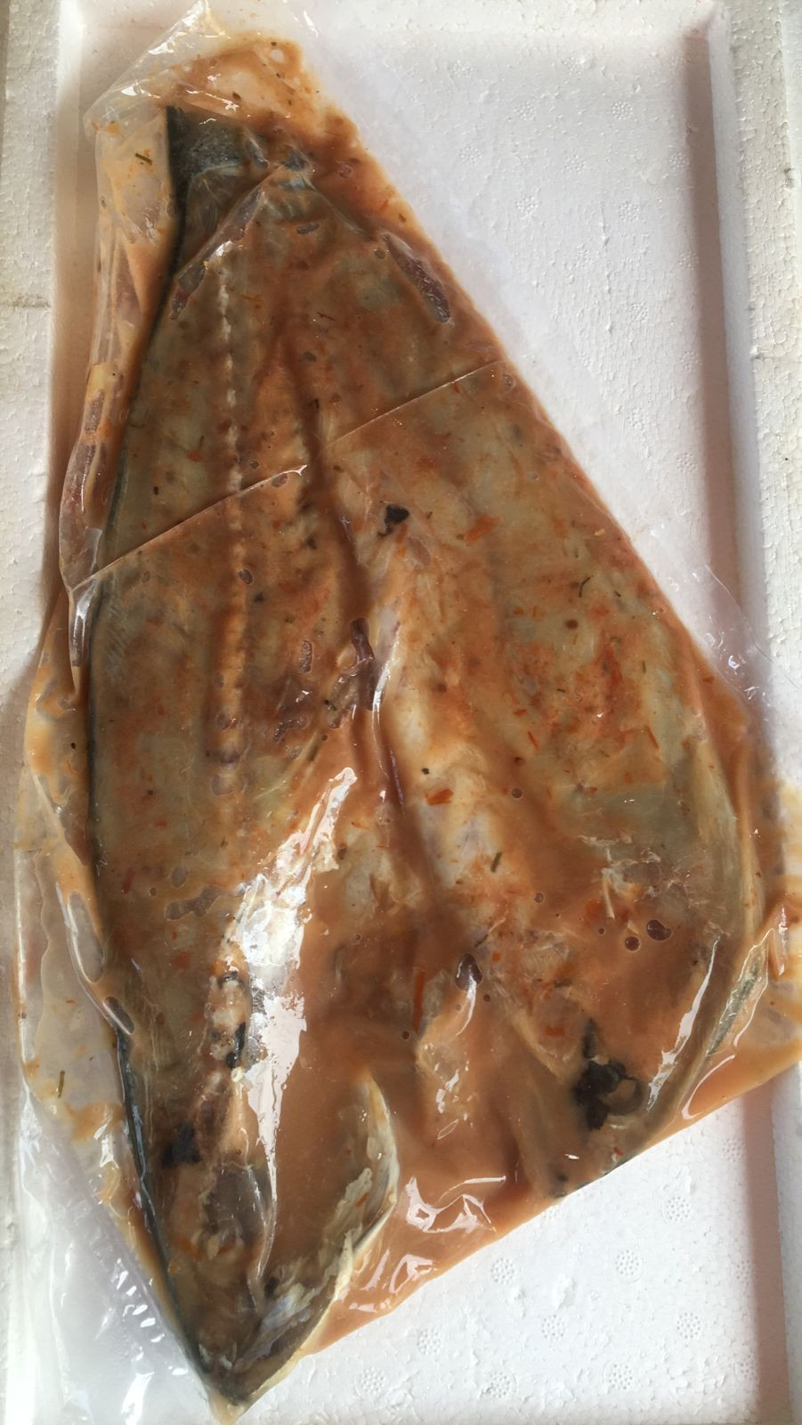 Anchova media escalada e temperada