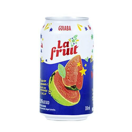 Suco Pronto La Fruit Goiaba Lata 350ml