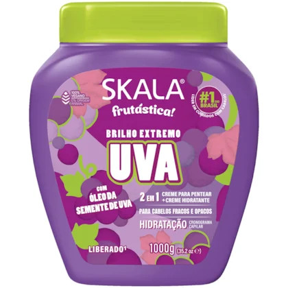 Creme de Tratamento 2 em 1 Skala  Uva 1kg