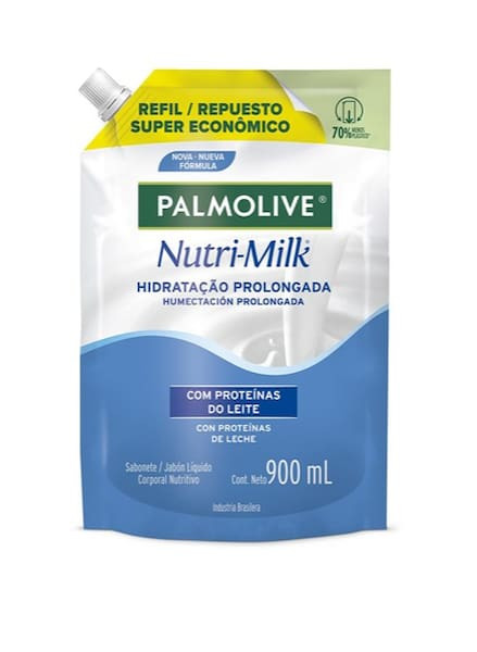 Sabonete Líquido Nutrimilk Hidratação Palmolive 900ml