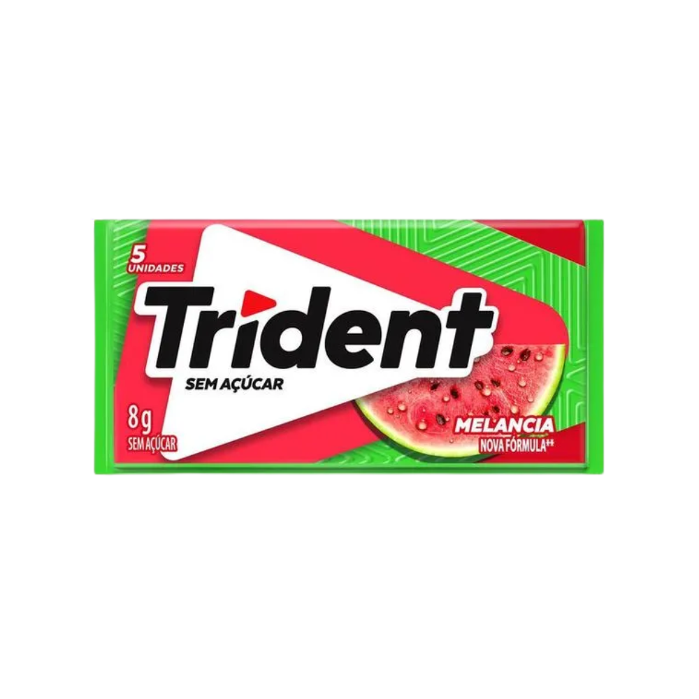 CHICLETE TRIDENT 8G MELANCIA