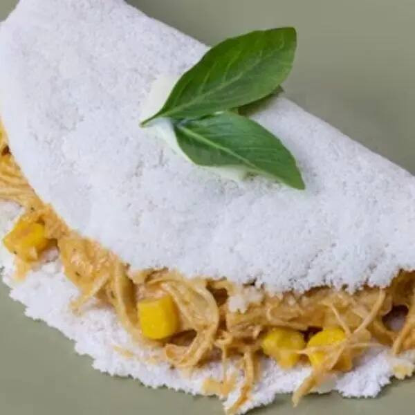 Tapioca Salgada Frango Caipira