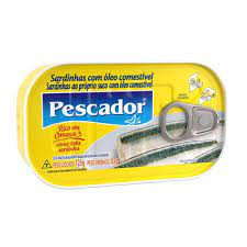 Sardinha Pescador óleo 125g