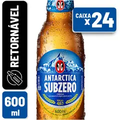 Cerveja Antarctica Subzero Retornável 600ml