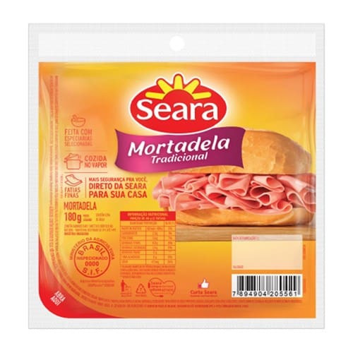 Mortadela Tradicional Seara 180g