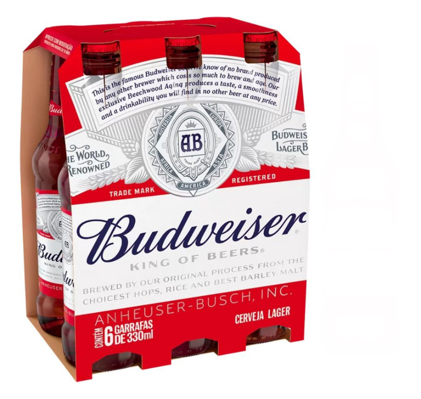 PACK BUDWEISER LONG NECK C/6 
