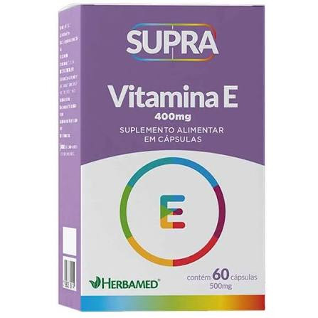 Supra Vita E Herbamed  C/60cap 400mg